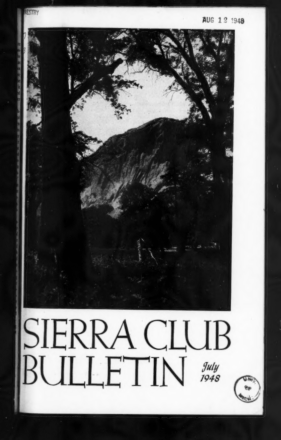 Sierra Club Bulletin 1948 Vol 33 No 7 July thumbnail